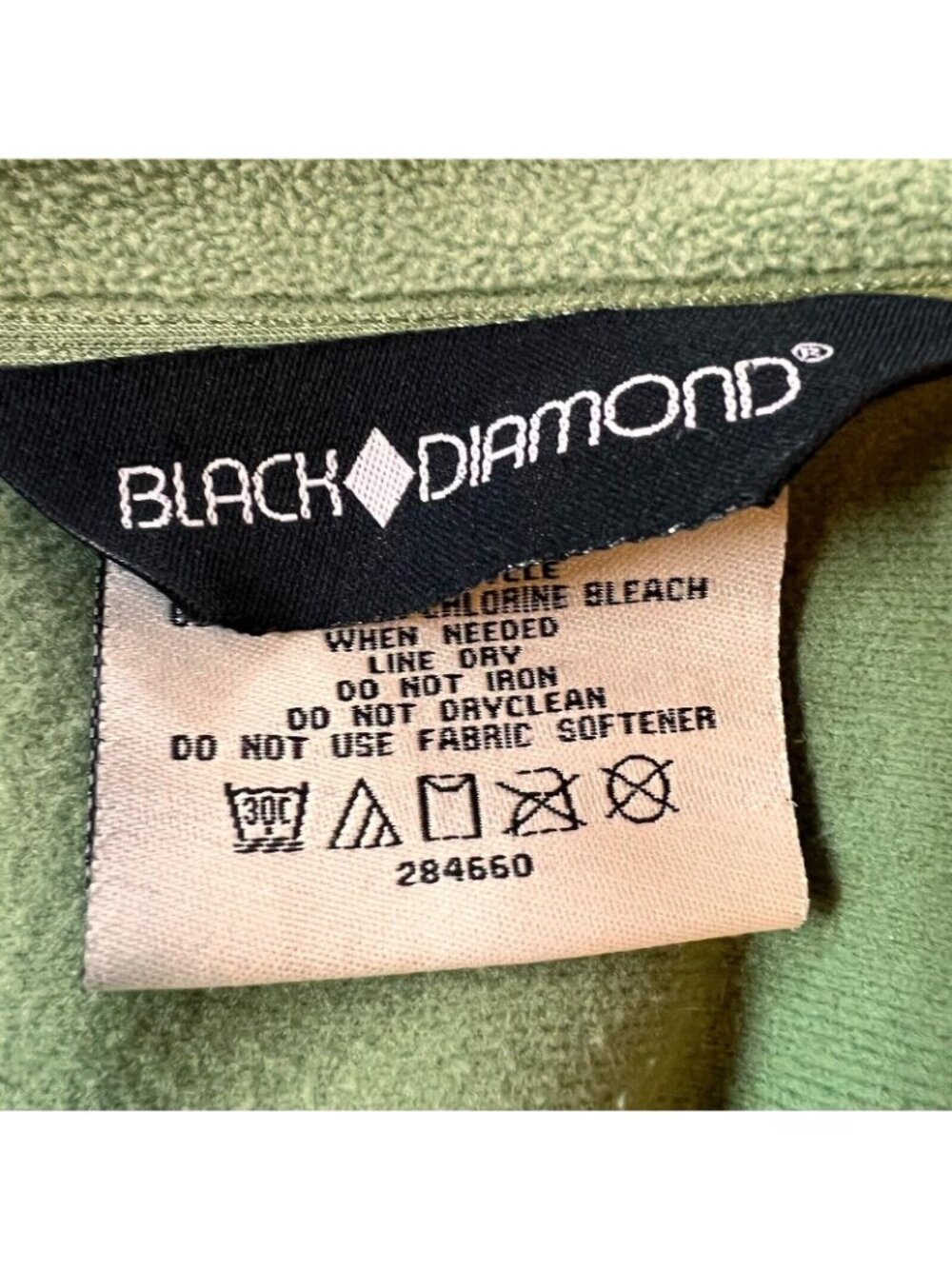 Black Diamond Womens Large Green Windproof Softshell Jacket Coat Zip Pockets - Picture 6 of 11